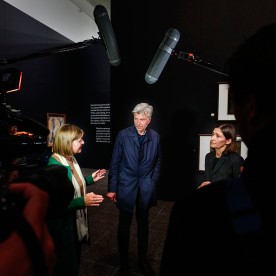Edvard Munch im K20 - Pressekonferenz, Dr. Anette Kruszynski, Karl Ove Knausgård, Prof. Dr. Susanne Gaensheimer (v.l.n.r.) © 2019 k.enderlein FOTOGRAFIE